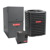 Goodman 1.5 Ton 13.4 SEER2 Central Air Conditioner, 80% AFUE 40K BTU Gas Furnace and Evaporator Coil