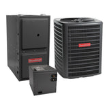 Goodman 2.0 Ton 13.4 SEER2 Central Air Conditioner, 96% AFUE 80K BTU Gas Furnace and Evaporator Coil