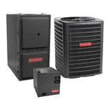 Goodman 1.5 Ton 14.3 SEER2 Central Air Conditioner, 96% AFUE 40K BTU Gas Furnace and Evaporator Coil