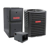Goodman 1.5 Ton 13.4 SEER2 Central Air Conditioner, 96% AFUE 80K BTU Gas Furnace and Evaporator Coil