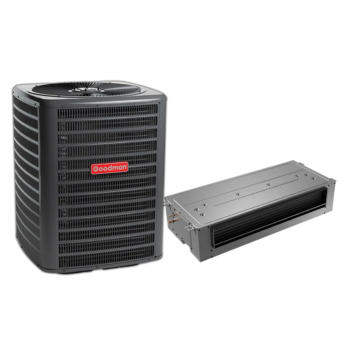 Goodman 2.5 Ton 14.3 SEER2 R-32 Heat Pump Condenser & Air Handler with 10kW Heat Kit
