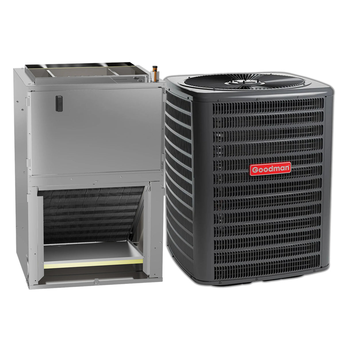 Goodman 3 Ton 14.3 SEER2 R-32 Heat Pump Condenser & Air Handler with 10kW Heat Kit