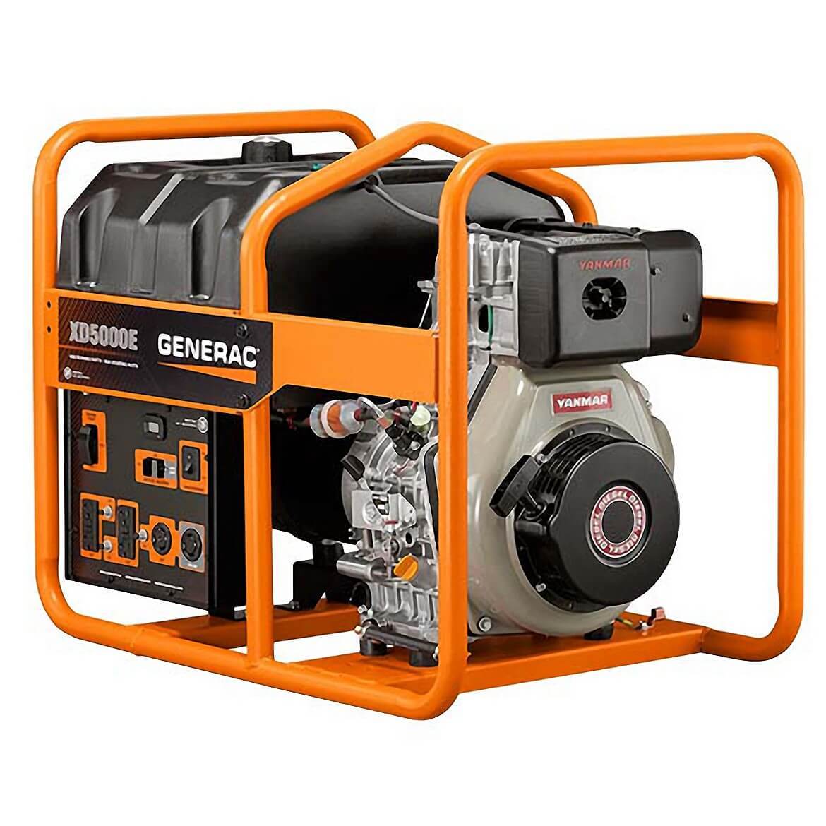 Generac XD5000E 5000-Watt Electric Start Diesel Portable Generator Model 6864
