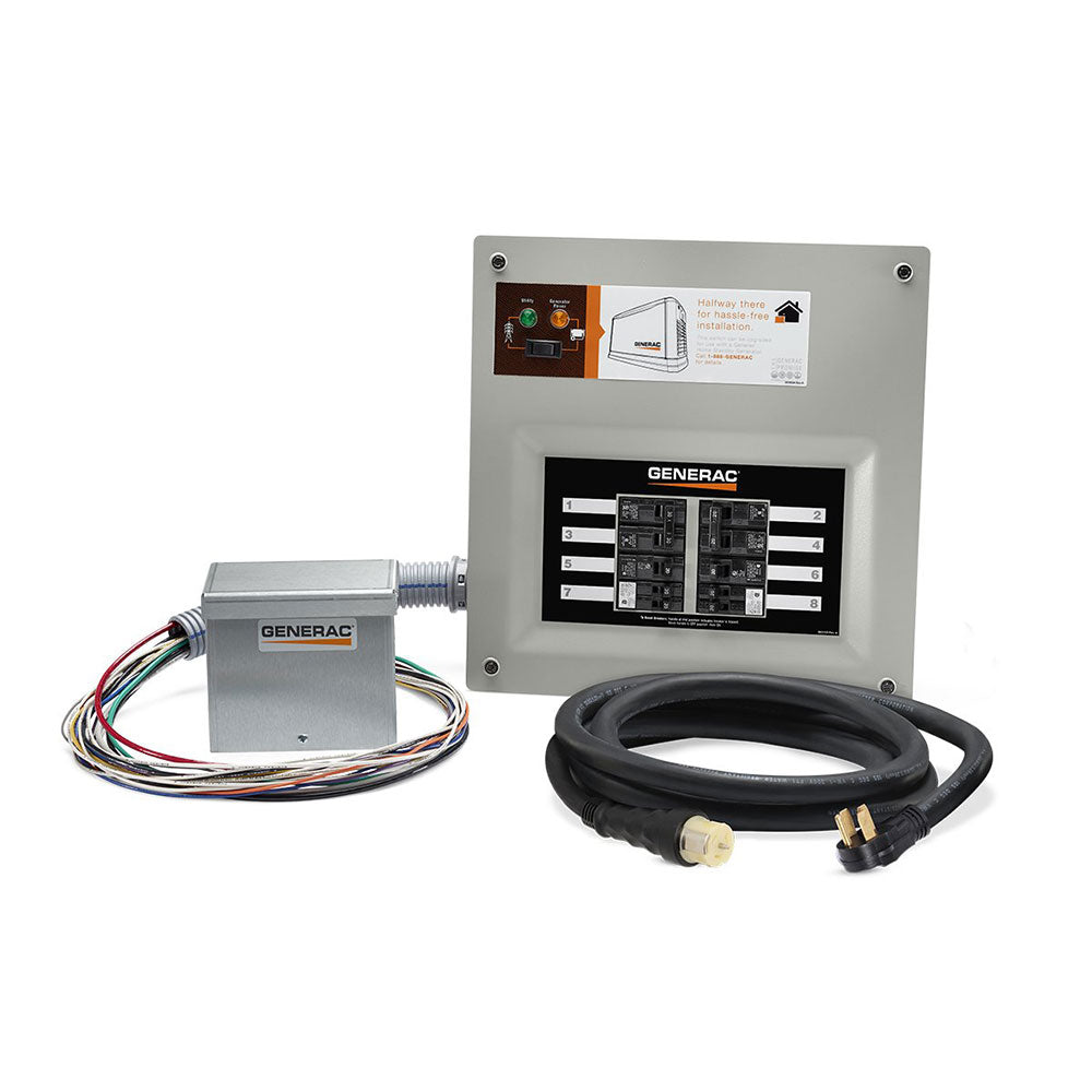 Generac 50-Amp HomeLink Upgradeable Manual Transfer Switch €“ 9855