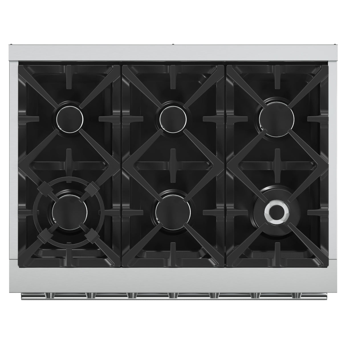 FORNO Massimo 36" 5.36 cu. ft. Freestanding Gas Range with 6 Burners, FFSGS6239-36