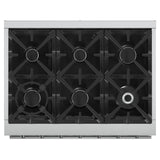 FORNO Massimo 36" 5.36 cu. ft. Freestanding Gas Range with 6 Burners, FFSGS6239-36