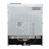 FORNO Giovanni 30" 4.32 cu. ft. Gas Range with 5 Burners, Air Fry Basket, Wok Support and Griddle in White with Antique Brass Accents, FFSGS6274-30WHT