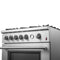 FORNO Giovanni 30" 4.32 cu. ft. Gas Range with 5 Sealed Burners, Air Fry Basket, Wok Support and Griddle, FFSGS6274-30