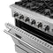 FORNO Marco 36" 5.36 cu.ft. Gas Range with 6 Burners and Built-In Temperature Gauge, FFSGS6277-36