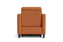 Valencia George Top Grain Leather Recliner Seat, Cognac