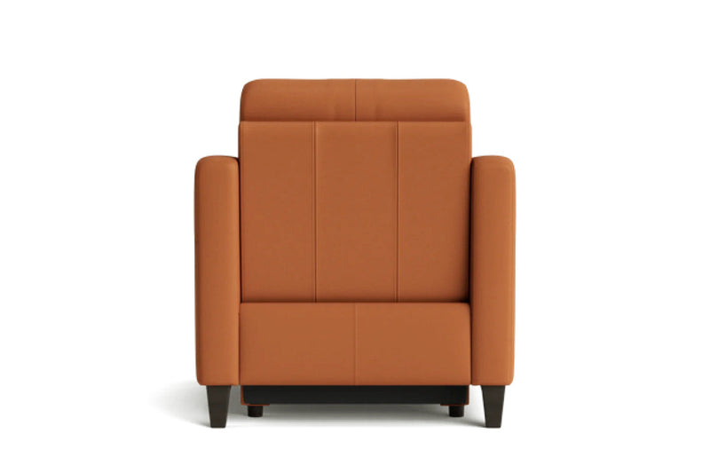 Valencia George Top Grain Leather Recliner Seat, Cognac