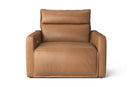 Valencia Giovanni Leather Recliner Chair, Camel Brown