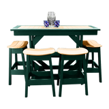 Buck Stove Breakfast Brunch Buffet With 4 Stools - FF BRBB