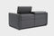 Valencia Lucia Leather Loveseat Recliner Sofa, Grey