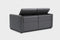 Valencia Lucia Leather Loveseat Recliner Sofa, Grey