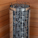 Harvia Cilindro UL Certified Electric Sauna Heater With Xenio CX45 Digital Control Panel & Sauna Stones [PC60/80/90/110E] (SAK86571)
