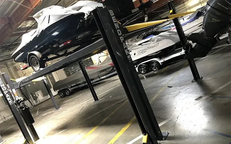 BendPak HD-7500BLX 7,500 lb. 4 Post Vehicle And Boat Storage Lift