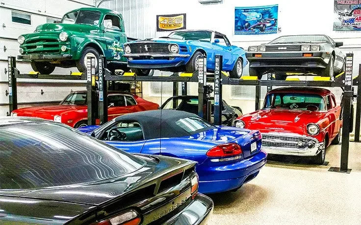 BendPak HD-9 9,000 lb. Super Wide Runway 4 Post Storage Lift