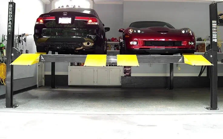 BendPak HD-9SWX 9,000 lb Super Wide Runway 4 Post Storage Lift