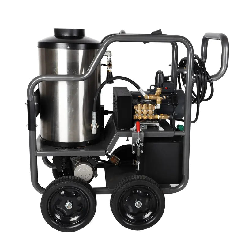 BE Power 2,000 PSI - 3.5 GPM Hot Water Electric Pressure Washer with Triplex Pump - HW205EBA