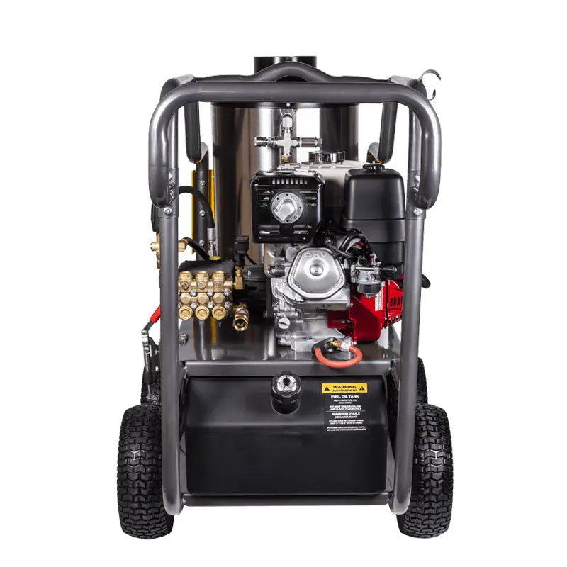 BE Power 4,000 PSI - 4.0 GPM Hot Water Pressure Washer with Honda GX390 Engine and General Triplex Pump - HW4013HG
