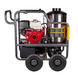 BE Power 4,000 PSI - 4.0 GPM Hot Water Pressure Washer with Honda GX390 Engine and General Triplex Pump - HW4013HG