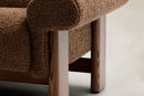 Valencia Hayden Fabric Armchair, Brown