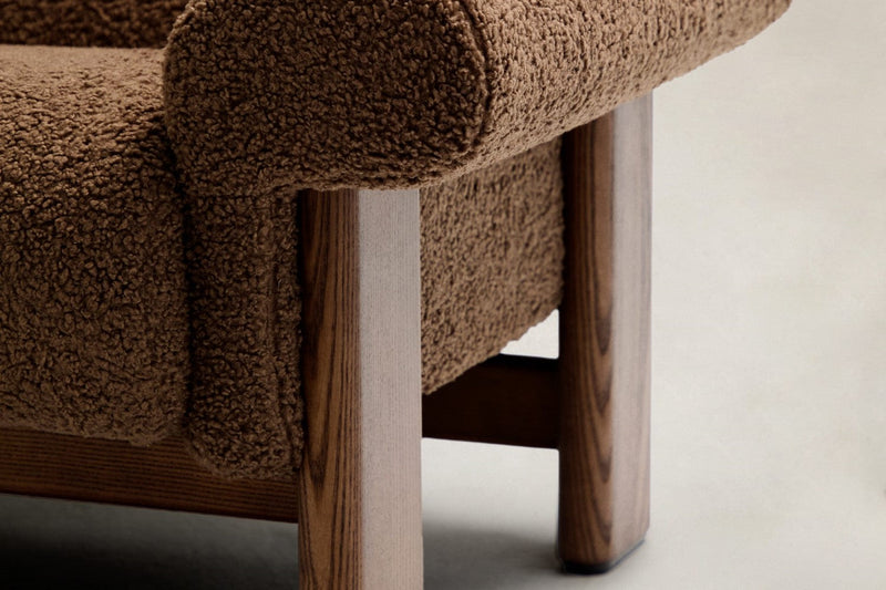 Valencia Hayden Fabric Armchair, Brown