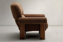 Valencia Hayden Fabric Armchair, Brown