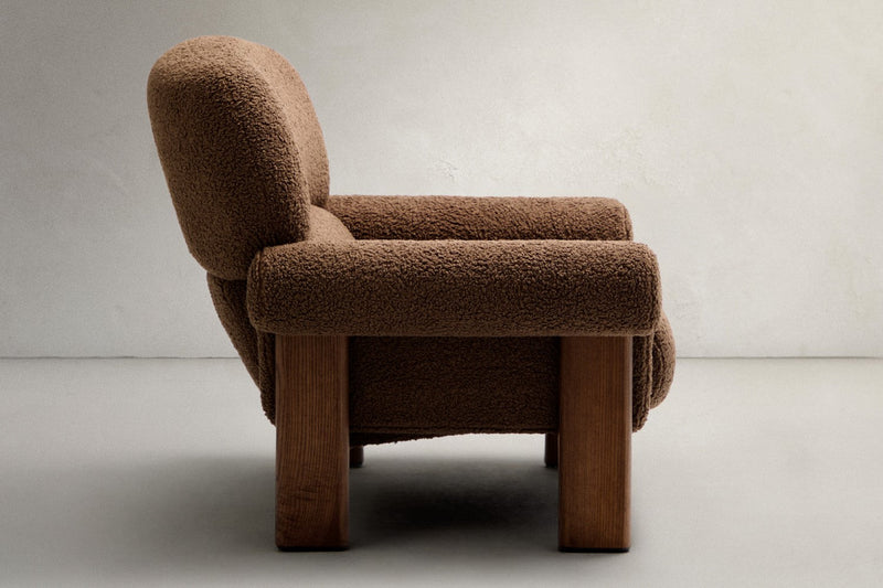 Valencia Hayden Fabric Armchair, Brown