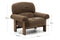 Valencia Hayden Fabric Armchair, Brown