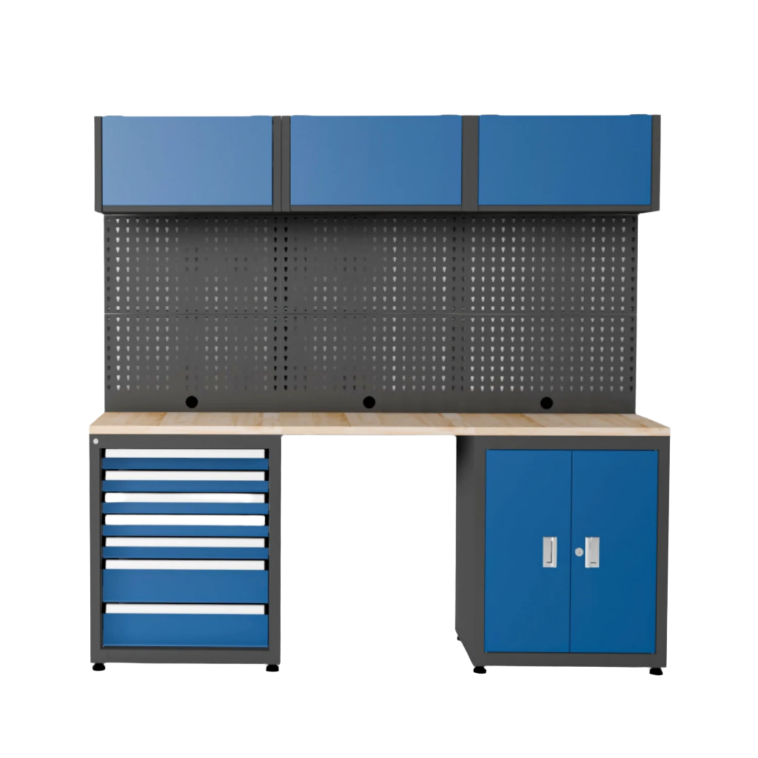 Heavy Duty Steel Garage Cabinet Storage System (7 Drawers & 5 Cabinets)