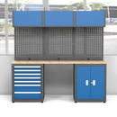 Heavy Duty Steel Garage Cabinet Storage System (7 Drawers & 5 Cabinets)