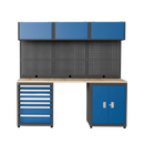 Heavy Duty Steel Garage Cabinet Storage System (7 Drawers & 5 Cabinets)