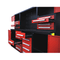 7' Garage Workbench Cabinet (18 Drawers & 4 Cabinets & Pegboard)