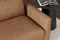 Valencia Imogen Top Grain Leather Accent Chair, Tan