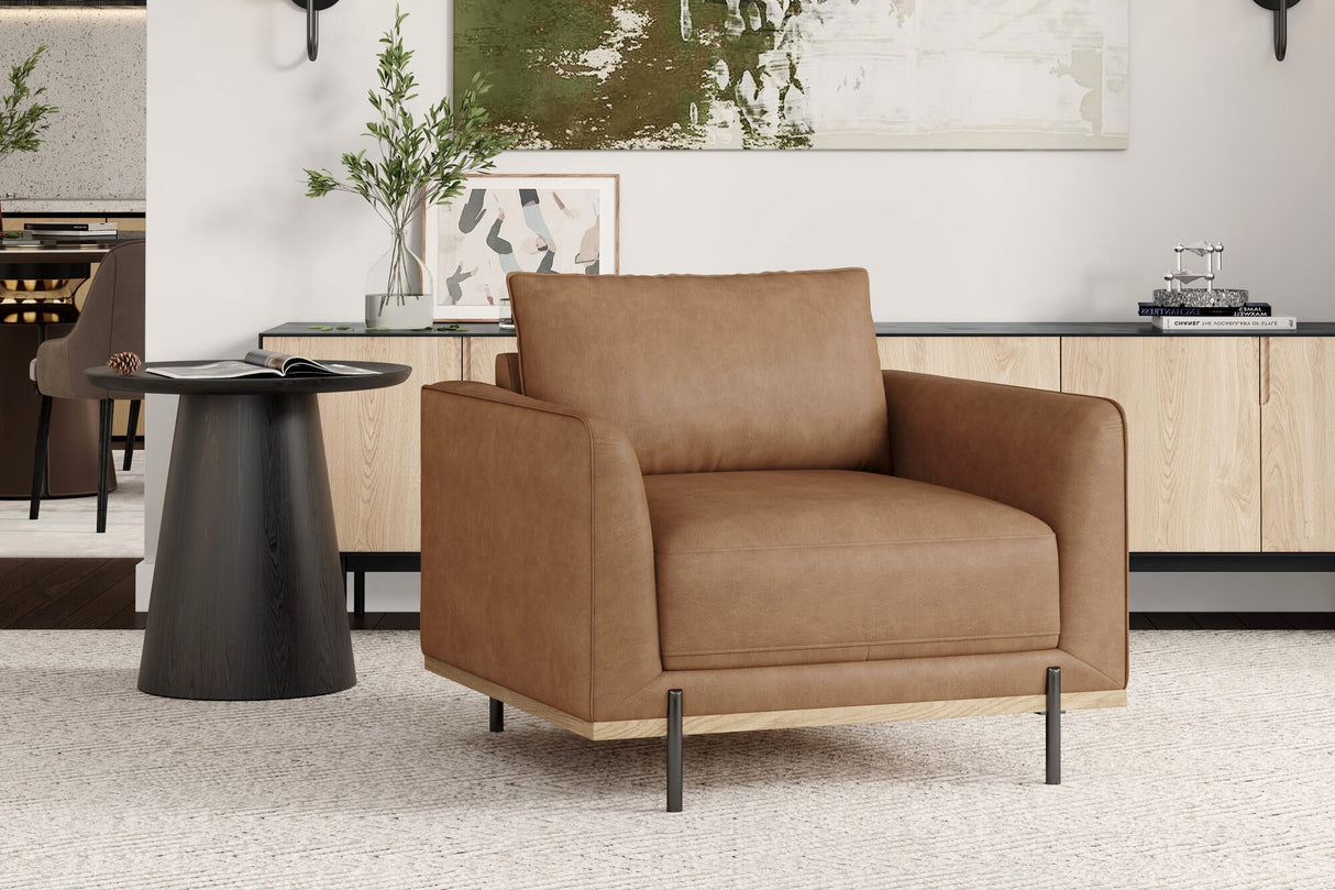 Imogen Leather Accent Chair