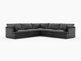 Isola Leather Theater Lounge Modular Sofa