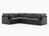 Isola Leather Theater Lounge Modular Sofa