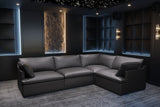 Isola Leather Theater Lounge Modular Sofa