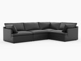 Isola Leather Theater Lounge Modular Sofa