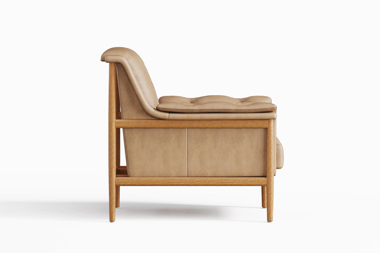 Jasmine Leather Accent Chair