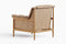 Valencia Jasmine Top Grain Leather Accent Chair, Brown