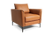 Valencia Jasper Leather Accent Chair, Cognac Color
