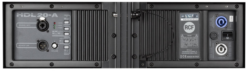 RCF HDL20‑A - Dual 10″ Woofers – 135 dB