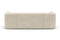 Valencia Jordyn Velvet Fabric Three Seats Sofa, Beige