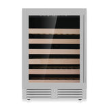 24-Inch Under-Counter Single Zone Wine Cooler with Low-E Glass Door