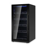 389 Cans Capacity Upright Beverage Refrigerator With Low-E Glass Door