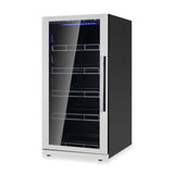 389 Cans Capacity Upright Beverage Refrigerator With Low-E Glass Door