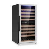 47-Inch Tall Dual Zone Wine Cooler with Low-E Glass Door